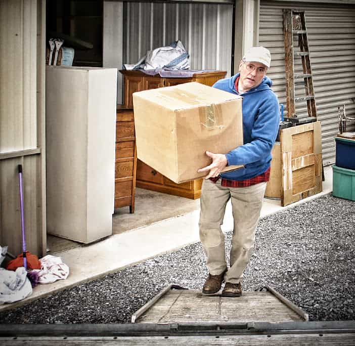 Picture of Man Moving Out of Storage