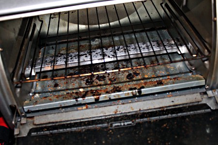 Picture of a Dirty Toaster Oven