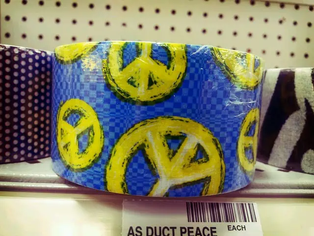Photo of Peace Sign Duct Tape