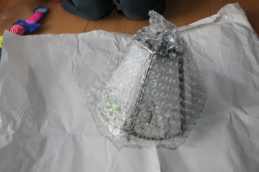 Wrap the Lampshade in Bubblewrap