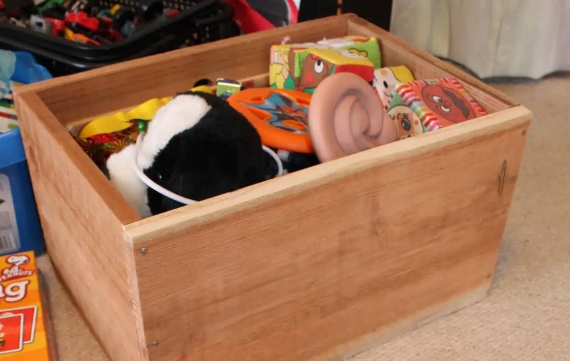 Packing a Wooden Toy Box 1