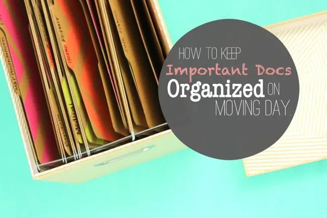 How to Keep Important Documents Organized on Moving Day