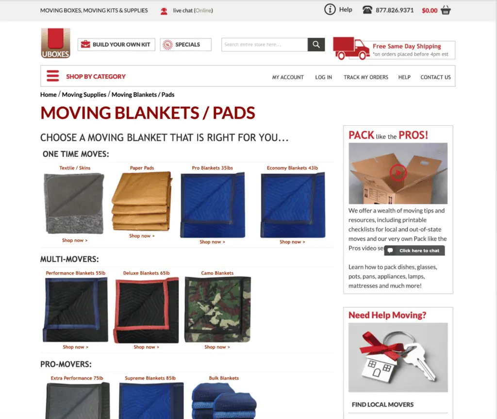 moving blankets furniture pads