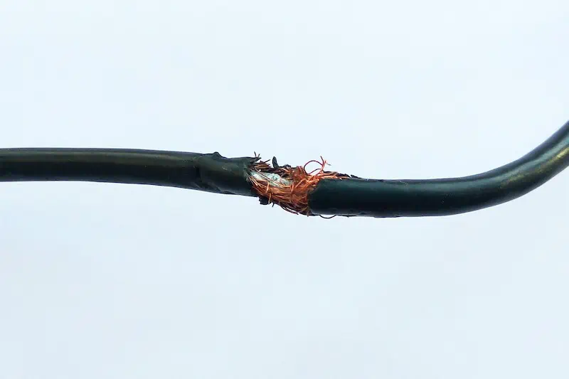 damaged wiring