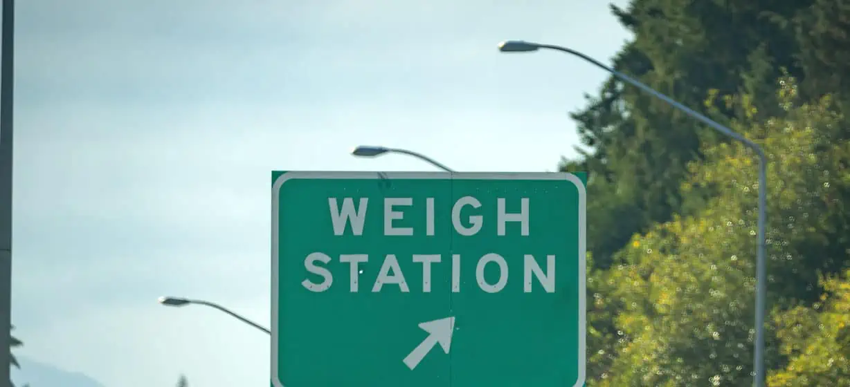 weigh station truck