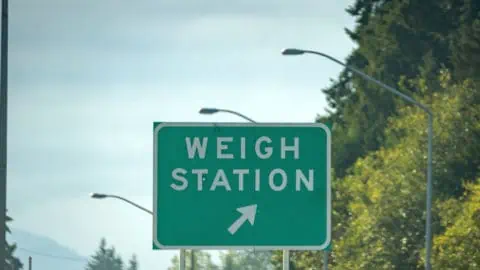 weigh station truck