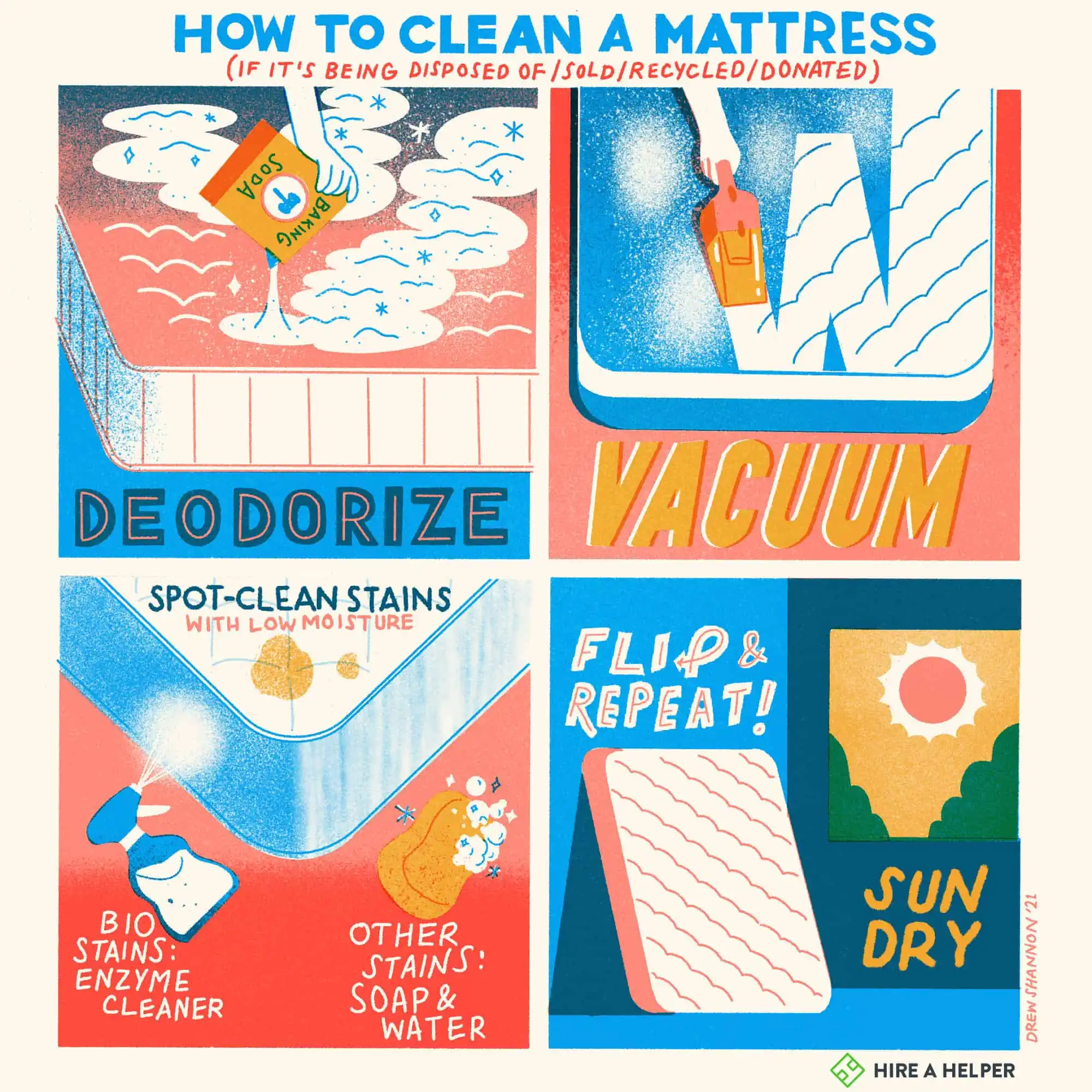 get rid of mattress