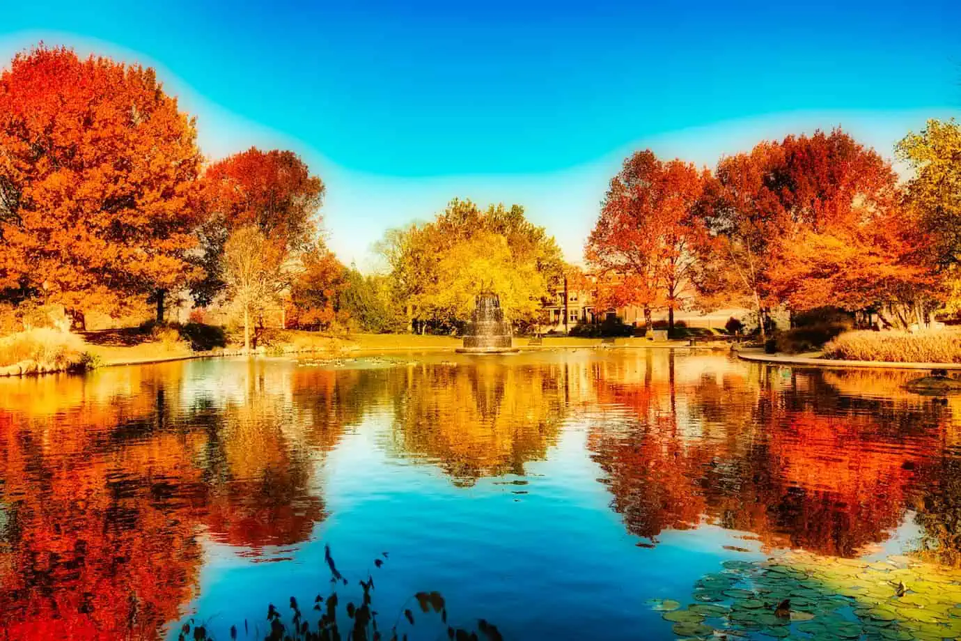 Goodale Park, located in the Victorian Village area of Columbus, Ohio